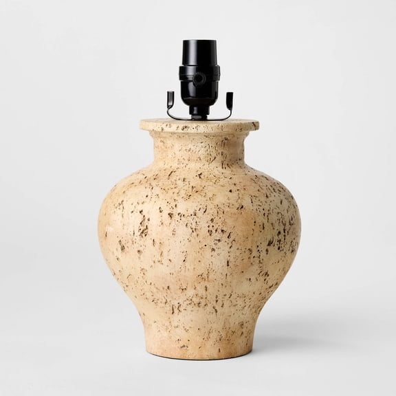 Beige Stone Lamp Base