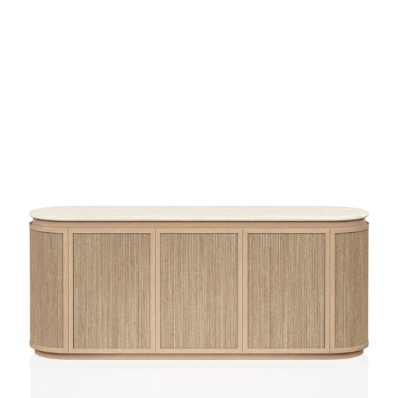 Beige Stone Top Server / Rope - detailed for Hallways