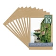 thumbnail image 1 of Beige Suede Picture Frame Mat for 24x36 Frames - Fits 22x30 Photos - 10 Mats, 1 of 7