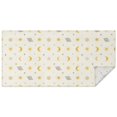 thumbnail image 1 of Beige Sun Moon Planet Star Pattern Rectangle Tablecloth 60"x120",Waterproof Polyester Rectangle Table Cloth, Wipeable Spillproof Polyester Tablecloth for Dining, Camping, Indoor and Outdoor, 1 of 6