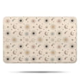thumbnail image 1 of Beige Sun Moon Star Comet Pattern Bathroom Rugs Mat,Non Slip Microfiber Bathroom Rug,Rubber Backing,Soft Bathroom Mats for Bathroom Floor,Tub and Shower,17x27in(43x68cm), 1 of 5