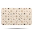 thumbnail image 1 of Beige Sun Moon Star Comet Pattern Bathroom Rugs Mat,Non Slip Microfiber Bathroom Rug,Rubber Backing,Soft Bathroom Mats for Bathroom Floor,Tub and Shower,17x30in(43x75cm), 1 of 5