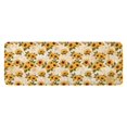 thumbnail image 1 of Beige Sunflower Cluster Pattern Kitchen Rug Mat,Kitchen Runner Rugs Non Skid Washable,Decorative Kitchen Floor Mats for Kitchen,Sink,Laundry,17"x47.2", 1 of 7