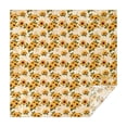 thumbnail image 1 of Beige Sunflower Cluster Pattern Square Tablecloth,Waterproof Square Table Cover,Wipeable Spillproof Washable Table Cover for Home Kitchen Party Decor 52"x52"(132x132cm), 1 of 6