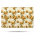 thumbnail image 1 of Beige Sunflower Pattern Bathroom Rugs Mat,Non Slip Microfiber Bathroom Rug,Rubber Backing,Soft Bathroom Mats for Bathroom Floor,Tub and Shower,17x27in(43x68cm), 1 of 5