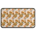 thumbnail image 1 of Beige Sunflower Pattern Door Rugs,Washable Non Slip Door Mats Indoor,Decorative Door Mats,Entry Mat Indoor for Entrance,Bedroom,Kitchen,Bathroom,30"x17", 1 of 6