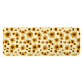 thumbnail image 1 of Beige Sunflower Pattern Kitchen Rug Mat,Kitchen Runner Rugs Non Skid Washable,Decorative Kitchen Floor Mats for Kitchen,Sink,Laundry,17"x47.2", 1 of 7