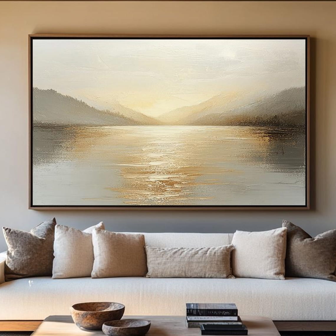 beige-sunrise-painting-beige-landscape-painting-beige-minimalist