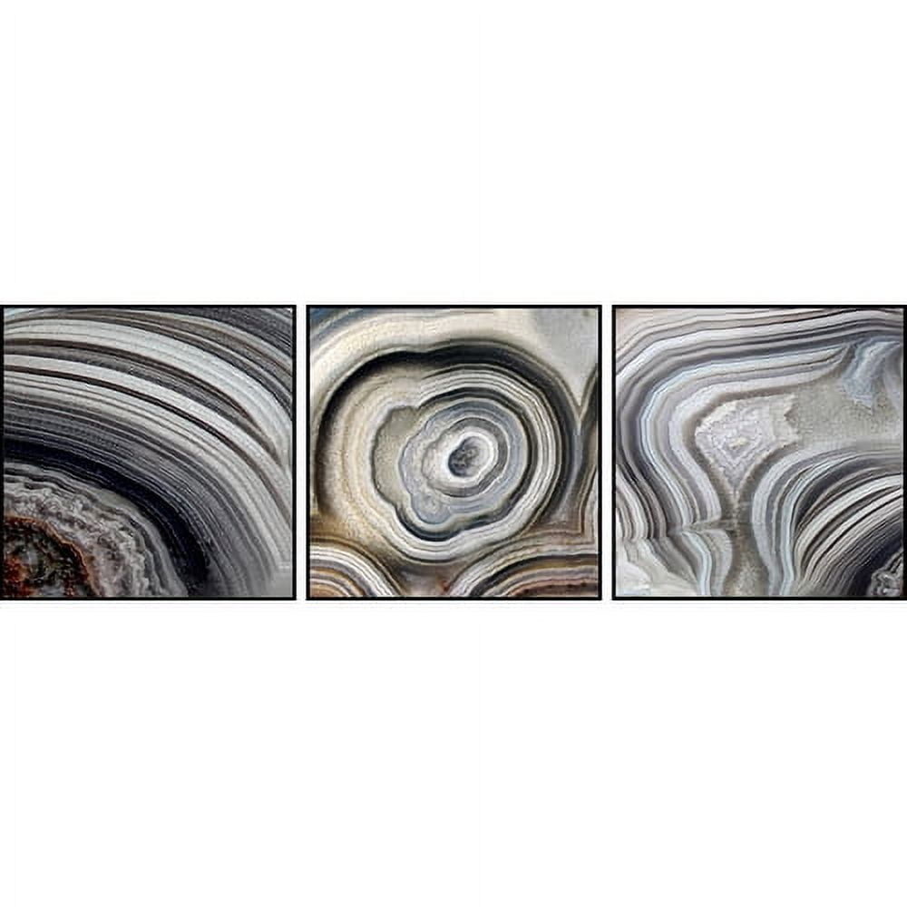 Beige Swirls Triptych