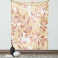 thumbnail image 1 of Beige Tapestry, Pastel Berry Branches Autumn Spring Repetitive Vegetative Fresh Seasonal Graphic, Wall Hanging for Bedroom Living Room Dorm Decor, 40W X 60L Inches, Pink Peach, by Ambesonne, 1 of 5