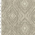 thumbnail image 1 of Beige/Taupe/Multi Diamond Textured Jacquard Decor Fabric, Fabric By the Yard, 1 of 1