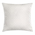 thumbnail image 1 of Beige Throw Pillow Cushion Cover, Delicate Retro Style Shaped Horizontal Rows Classical Elements Antique Pattern, Decorative Square Accent Pillow Case, 24 X 24 Inches, Light Beige White, by Ambesonne, 1 of 2