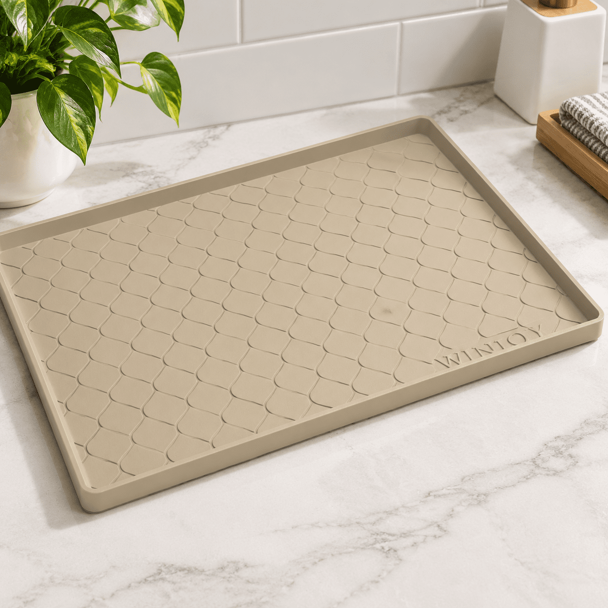 Beige Under Sink Mat 19