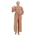 thumbnail image 1 of Beige - Unlined - Crew neck - Jumpsuit - Refka, 1 of 4