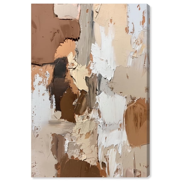Beige Variations Canvas Earth Tone Boho Art by Art Remedy, Gallery Wrapped, 16 x 24