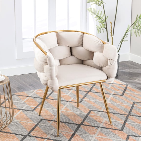 Beige Velvet - Soft and Full - Leisure at Home - Suit Various Interior Designs