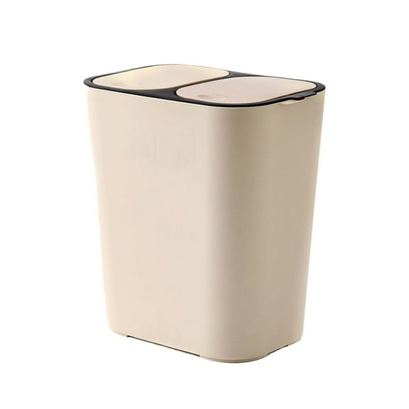 Beige Waste Bags for Kitchen Garbage Cans and Recycling Durable Leak-Proof Liners