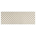 thumbnail image 1 of Beige and White Checkerboard Pattern Kitchen Rug Mat,Kitchen Runner Rugs Non Skid Washable,Decorative Kitchen Floor Mats for Kitchen,Sink,Laundry,17"X47", 1 of 5