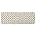 thumbnail image 1 of Beige and White Checkerboard Pattern Kitchen Rug Mat,Kitchen Runner Rugs Non Skid Washable,Decorative Kitchen Floor Mats for Kitchen,Sink,Laundry,17"x47.2", 1 of 7