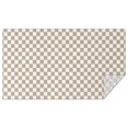 thumbnail image 1 of Beige and White Checkerboard Pattern Rectangle Tablecloth 60"x102",Waterproof Polyester Rectangle Table Cloth, Wipeable Spillproof Polyester Tablecloth for Dining, Camping, Indoor and Outdoor, 1 of 6