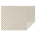 thumbnail image 1 of Beige and White Checkerboard Pattern Rectangle Tablecloth 60"x84",Waterproof Polyester Rectangle Table Cloth, Wipeable Spillproof Polyester Tablecloth for Dining, Camping, Indoor and Outdoor, 1 of 5