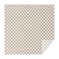 thumbnail image 1 of Beige and White Checkerboard Pattern Square Tablecloth,Waterproof Square Table Cover,Wipeable Spillproof Washable Table Cover for Home Kitchen Party Decor 42"X42"(107x107cm), 1 of 6
