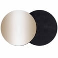 thumbnail image 1 of Beige White Ombre Coasters Set of 2, Modern Gradient Abstract Art Absorbent Coasters for Drinks, Coaster for Bar Office Dining Coffee Table Accessories Decor, Non Slip Round Desk Coaster, 1 of 9