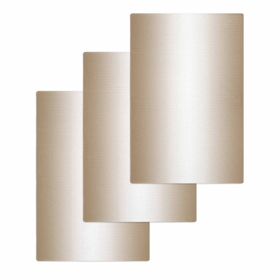 Beige White Ombre Kitchen Dish Towels for Drying Dishes Set of 3, Modern Gradient Abstract Art Waffle Weave Microfiber Hand Tea Bathroom Towels Quick Dry & Absorbent Towel 15.7x23.6