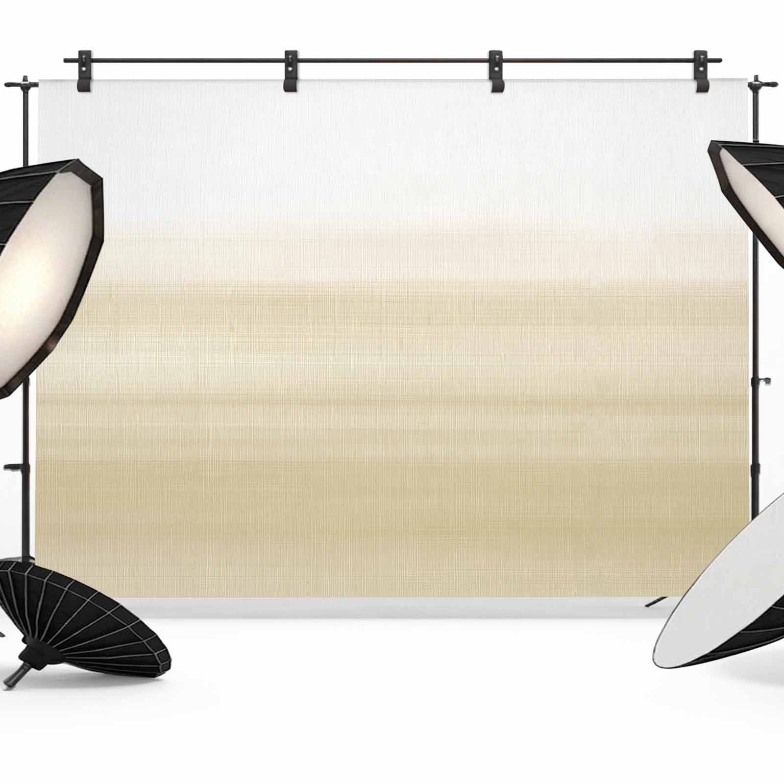 Beige White Stripes Backdrop for Photography,Fabric Photo Background ...