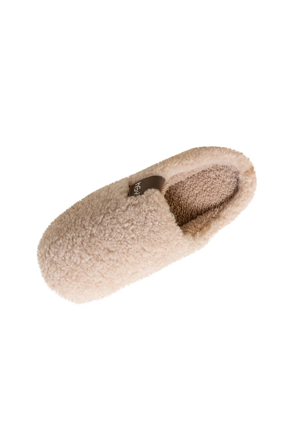 Beige Women'S Slippers Cozy Warm Fleece Lined Slide Sandals Indoor Outdoor Non-Slip House Shoes Fall Winter Size 40
