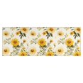 thumbnail image 1 of Beige Yellow Flower Pattern Kitchen Rug Mat,Kitchen Runner Rugs Non Skid Washable,Decorative Kitchen Floor Mats for Kitchen,Sink,Laundry,17"X47", 1 of 5