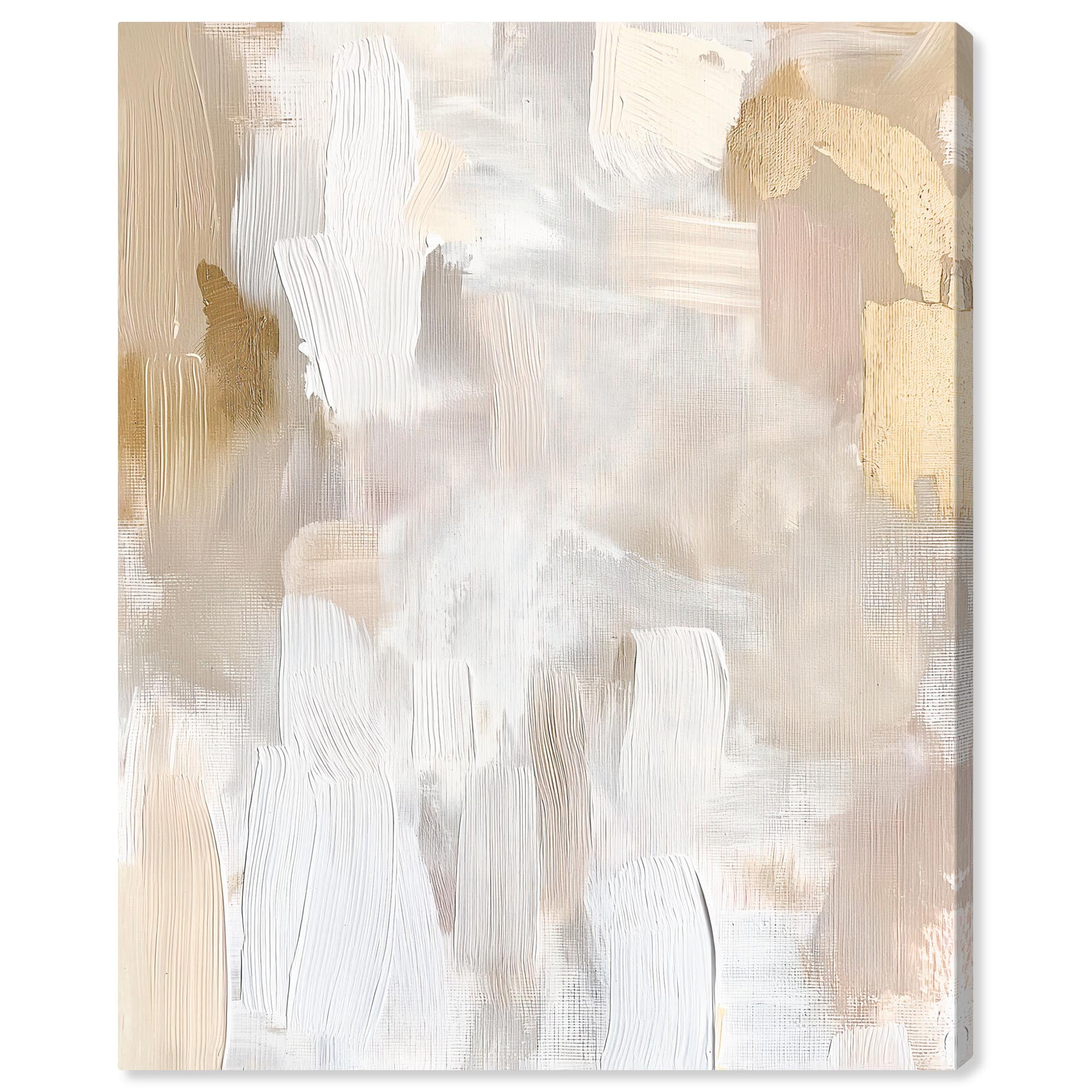 Beige and Cream II Canvas Muted Elegant Art by Art Remedy, Gallery Wrapped, 36 x 45