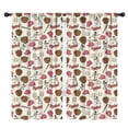 thumbnail image 1 of Beige and Pink Baseball Pattern Insulated Teens Curtains Set Of 2, Bedroom Essentials, Toddler Room Decor 42"x84", 1 of 5