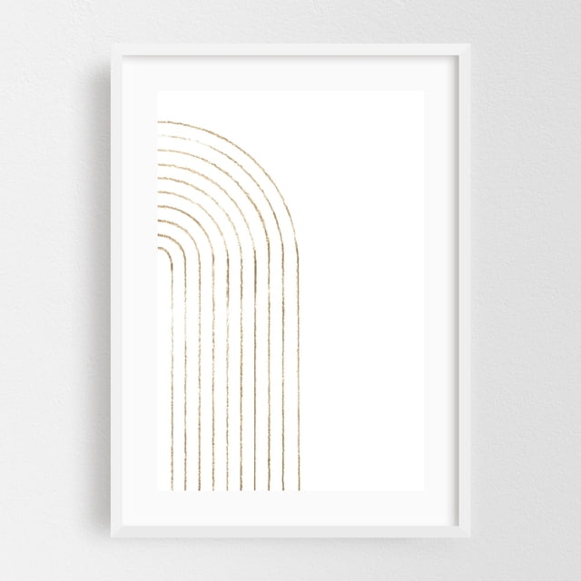 Beige minimalist arch - Line Drawing Minimalist Abstract Line Art ...