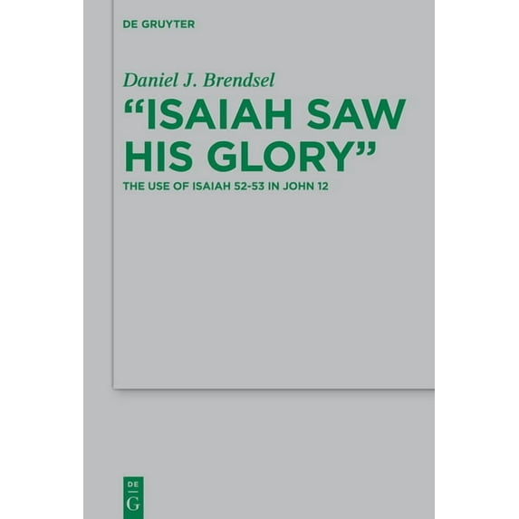 Beihefte Zur Zeitschrift Für die Neutest Isaiah Saw His Glory: The Use of Isaiah 52-53 in John 12, Book 208, (Hardcover)