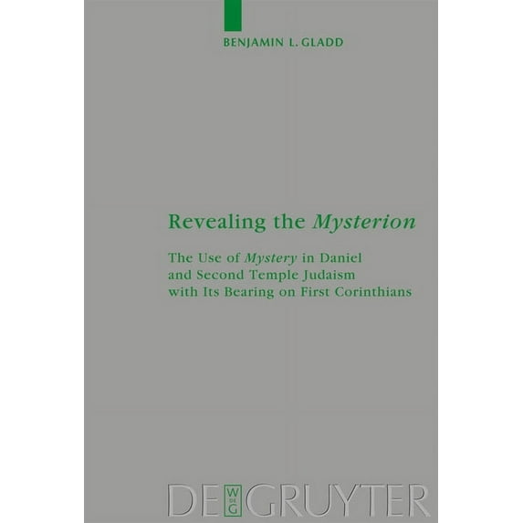 Beihefte Zur Zeitschrift Für die Neutest Revealing the Mysterion, Book 160, (Hardcover)