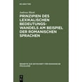 thumbnail image 1 of Beihefte Zur Zeitschrift FÃ¼r Romanische Prinzipien des lexikalischen Bedeutungswandels am Beispiel der romanischen Sprachen, Book 285, (Hardcover), 1 of 1