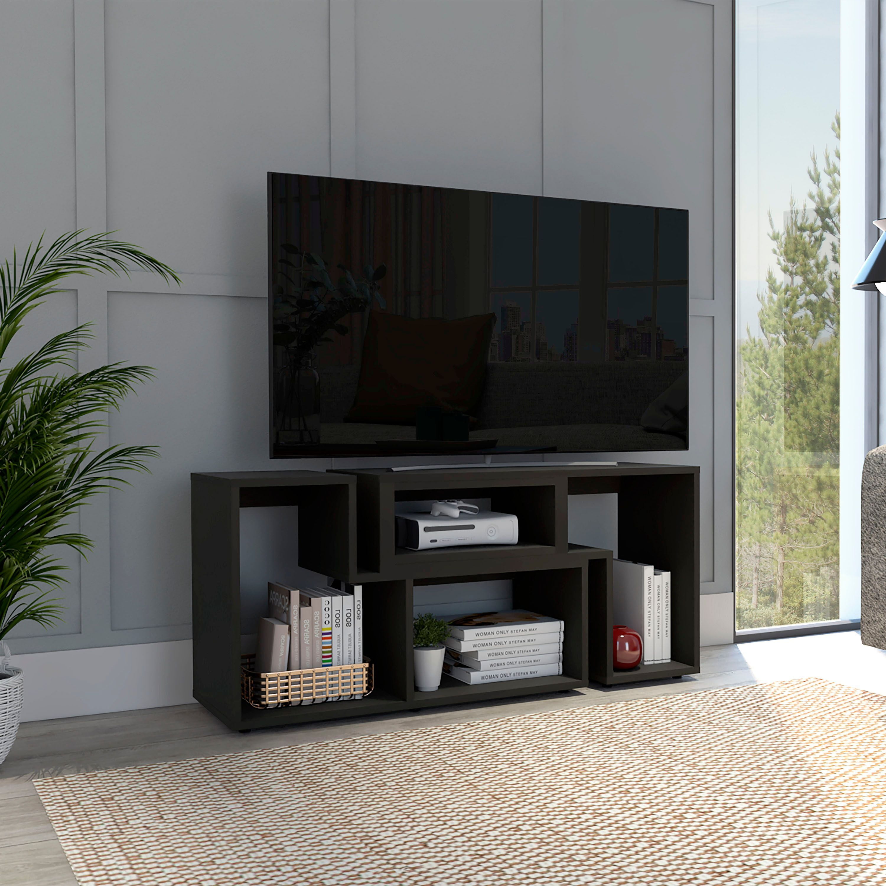 Tv stand with multiple shelves deals