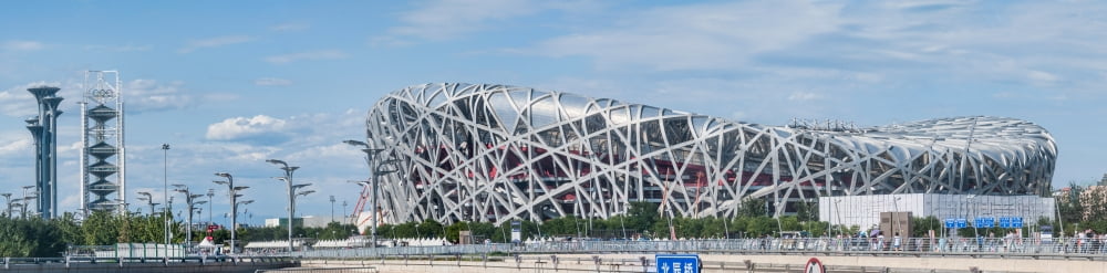 Beijing National Stadium Olympic Green Beijing China Canvas Art - Panoramic Images (5 x 20)