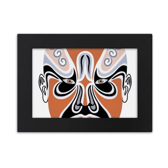 Beijing Opera Peking China Desktop Photo Frame Ornaments Picture Art Painting