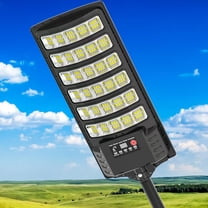 Beiled 30000LM Solar Street Lights Outdoor Waterproof, with Motion Sensor and Remote, Dusk to Dawn Security Floodlight