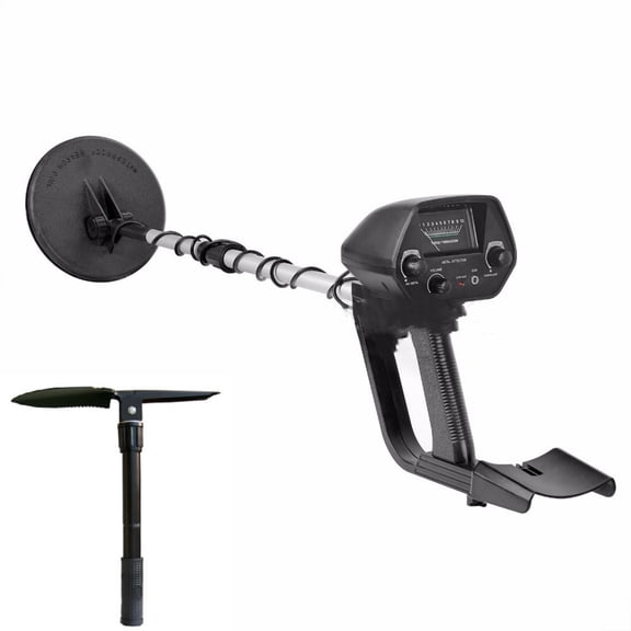 Beiled Adjustable LED Display Metal Detector for Treasure Hunting, High Sensitivity, with Engineer Shovel