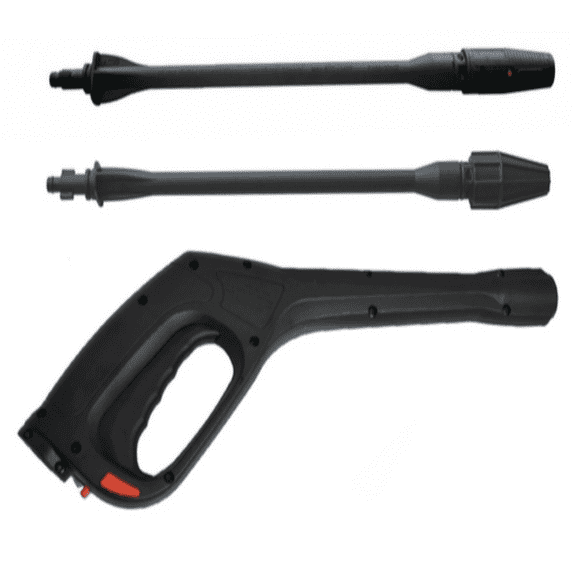 Beiled High Pressure Water Gun, DC Adjustable Spray Bar, Black