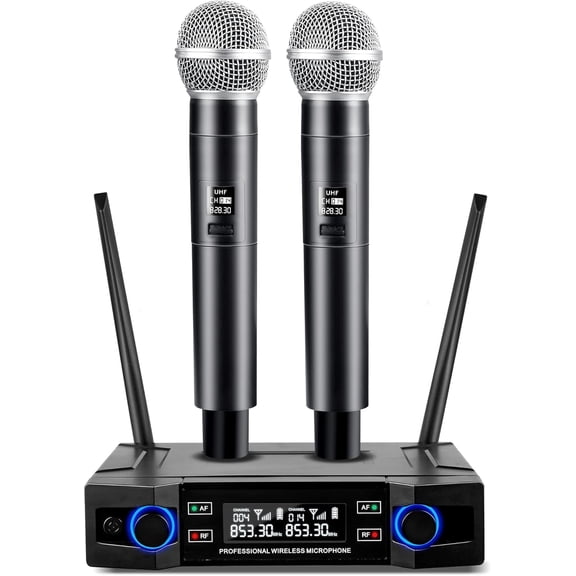 Beiled Home KTV Professional Singing V7 Handheld Wireless Microphone System with Good Sound Quality