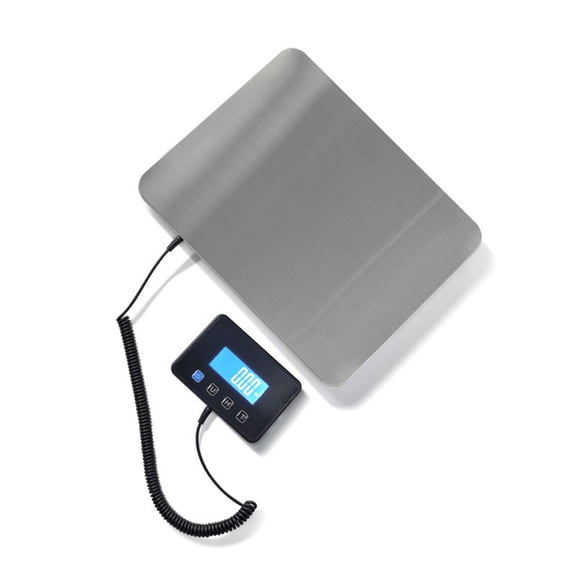 Beiled Intelligent Weighing Digital Postal Transport Split Scale, 440 Pound Capacity, 2 Ounce Readability, Hold and Weigh Function, Rechargeable Model