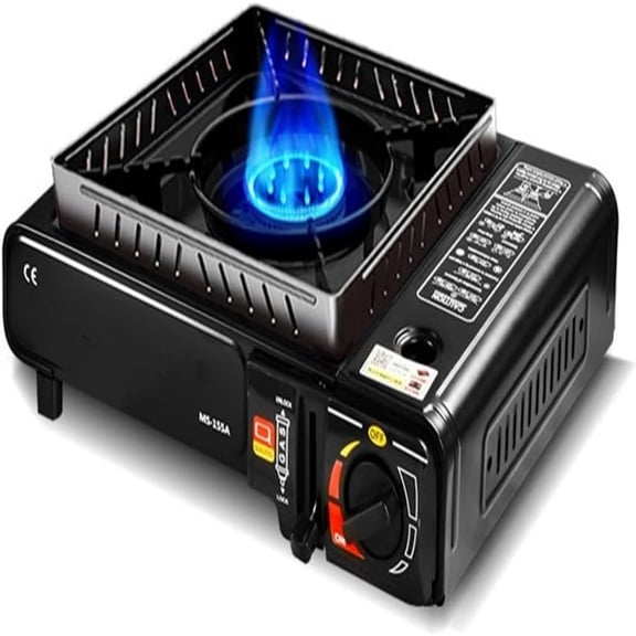 Beiled Dual Use Portable Card Stove, Black, 13.4 x 11 in, Carrying Case