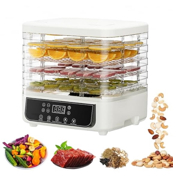 Beiled Smart Food Dehydrator, 5-Layer Trays, 4 Preset Modes, Digital Timer & Temperature Control, Electric Dehydrator for Fruit, Meat, Herbs, Beef