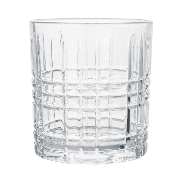 Beille 10.82oz Whiskey Glasses Old Fashioned Glass Barware Kitchen Essentials Home Decor, 6pk