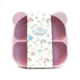 thumbnail image 1 of Beille 1pc Lavender Baby Feeding Essentials Panda Food Grade Silicone Suction Plate Ages One and Up, 1 of 9