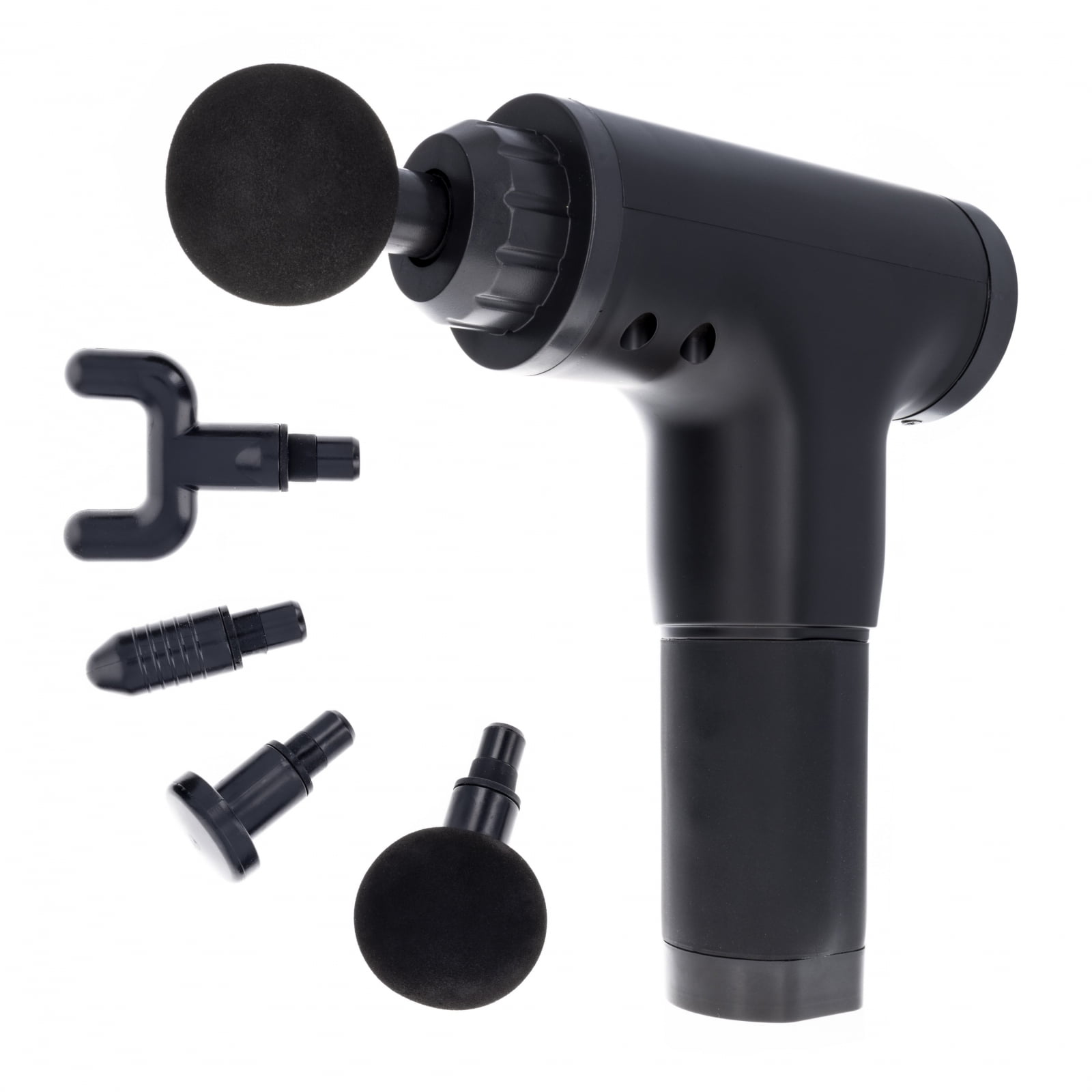 Beille Portable 6 Speed Massage Gun Handheld Massager Muscle Recovery with 4 Attachments
